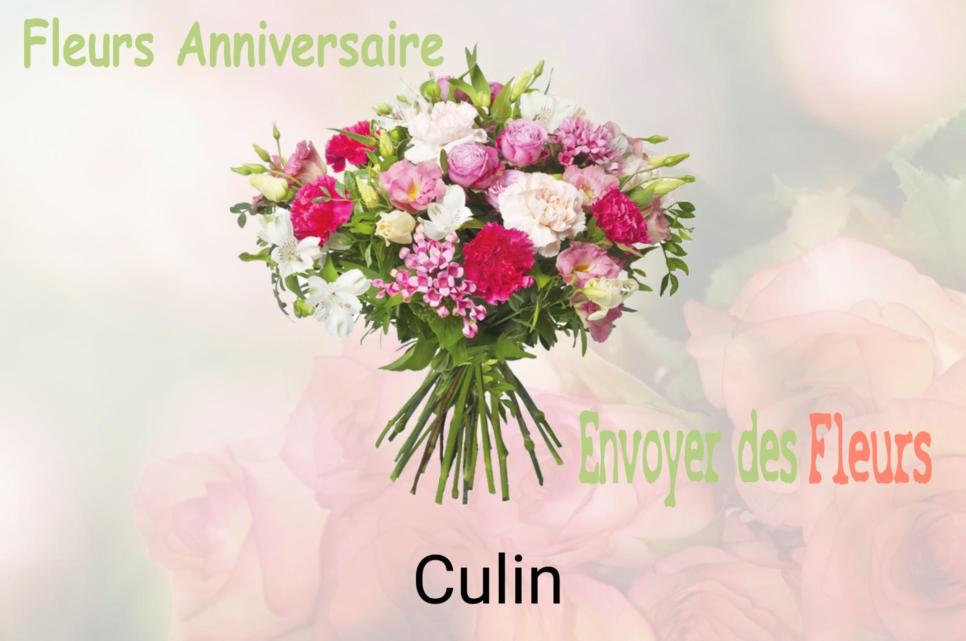 Bouquet de fleurs d’anniversaire livré à Culin