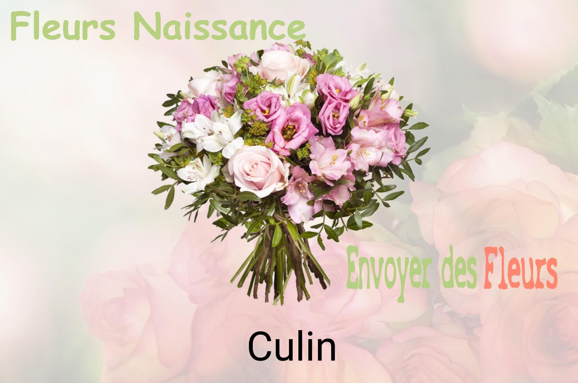 Bouquet de fleurs de naissance livré à Culin
